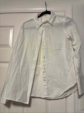 Arket White Women's Button-Down Shirt